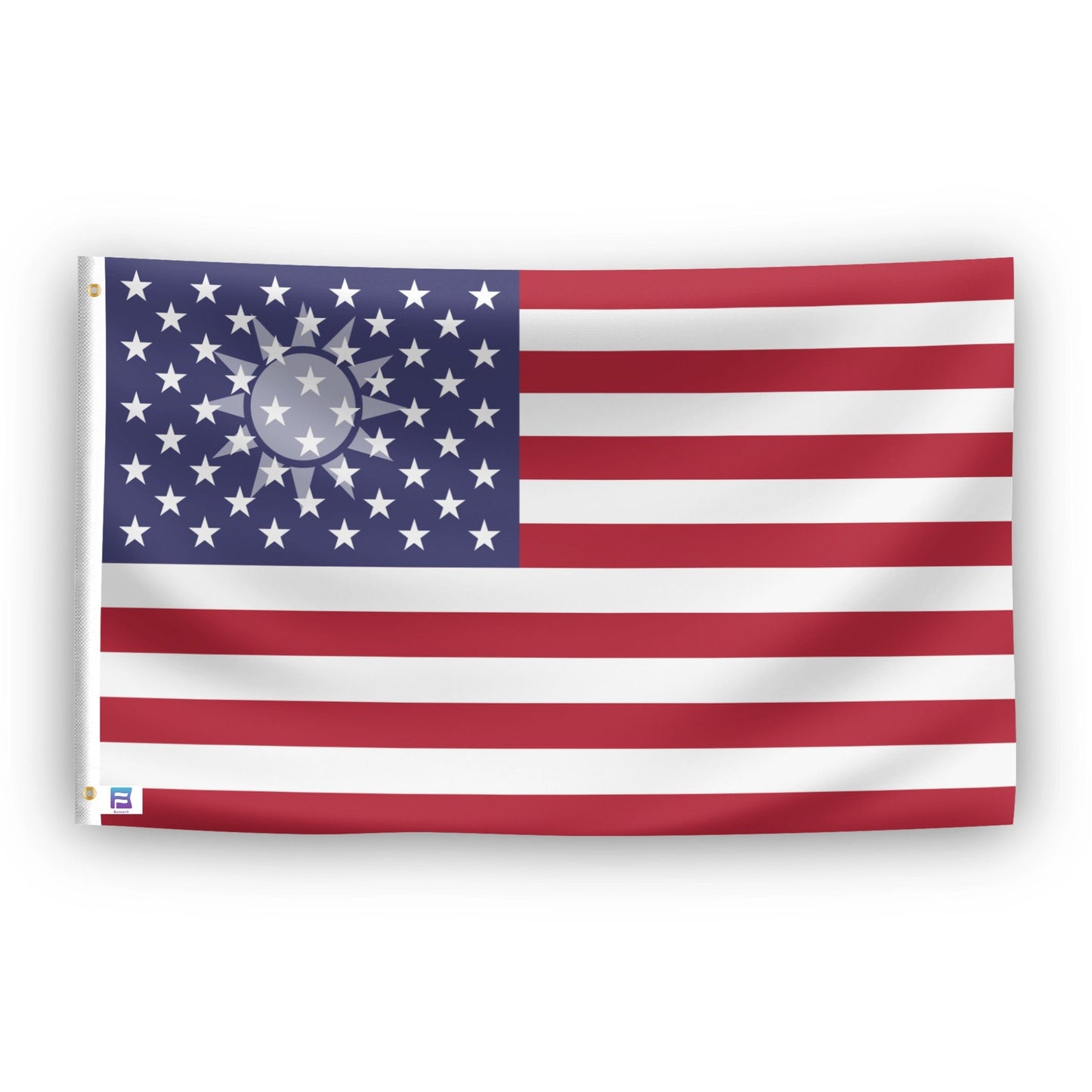 Taiwanese American Hybrid Flag