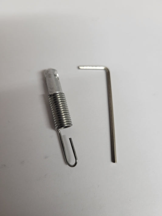 Throttle Clevis with Integrated Spring for Safe Pull