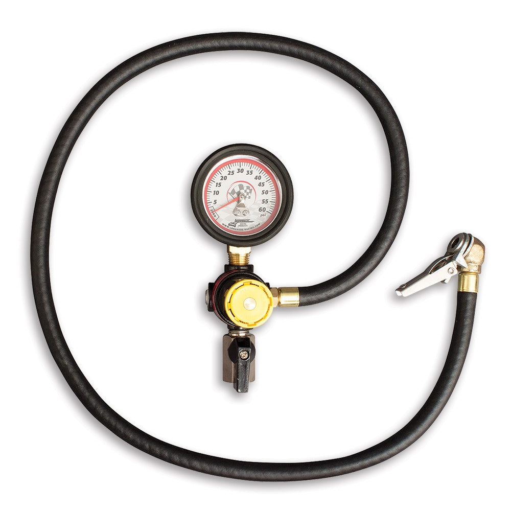 Longacre 50581 Auto-Fill Tire Inflator & Deflator - Adjustable Pre-Set Pressure - Universal Kart Class