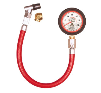 Longacre 52024 Standard 2-Inch Glow-in-the-Dark Tire Pressure Gauge - 0-30 PSI - Kart Racing