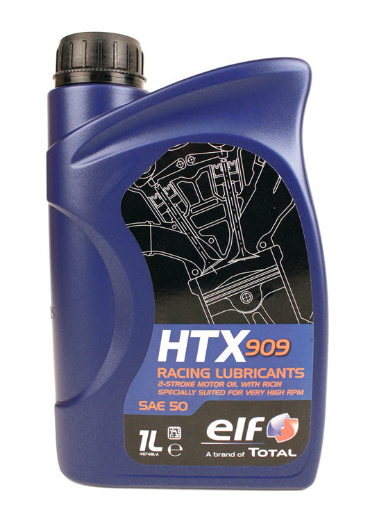 ELF HTX-909 Two-Stroke Oil Liter for High-RPM Kart Protection