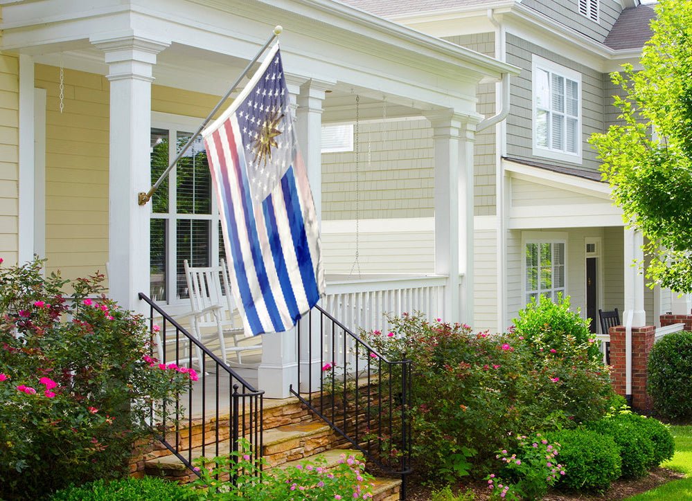 Uruguayan American Hybrid Flag