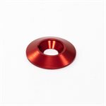 Target Distributing KM625R Red Anodized Conical Seat Washer - 8mm / 5/16" ID - Universal Fit