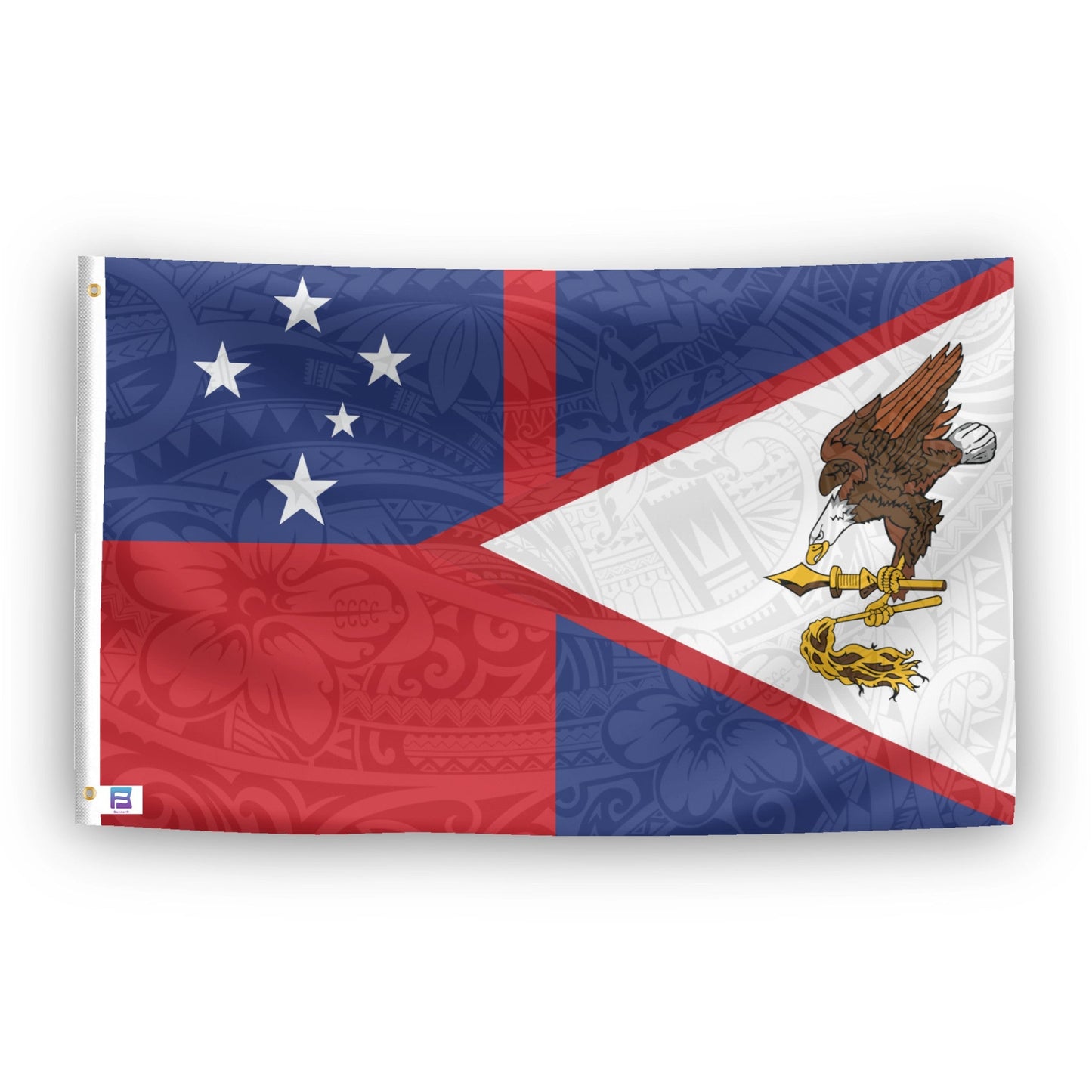 Western & American Samoa Hybrid Flag