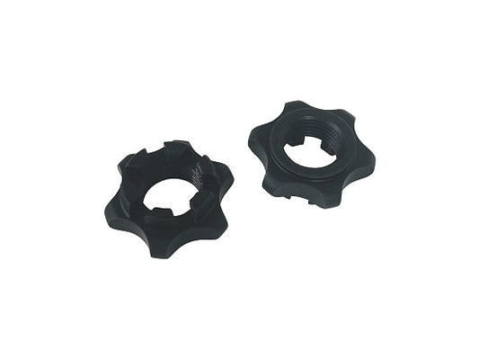 Lightweight PMI Aluminum Spindle Nut Set with 5/8-18 USA Thread
