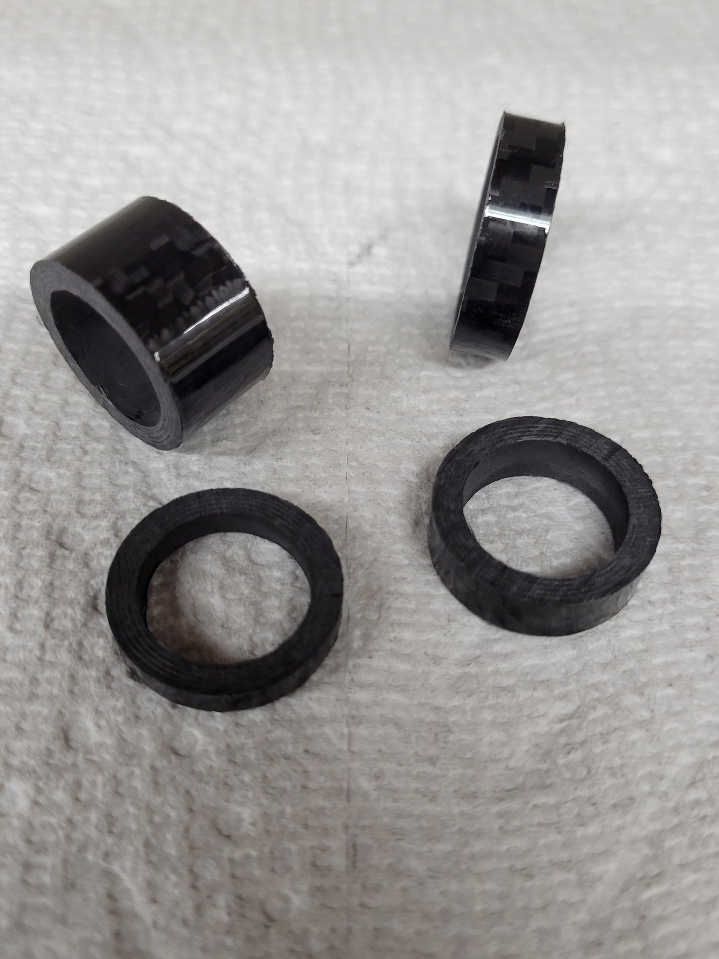 Advanced Carbon Fiber 1/2" Wheel Spacer 5/8" ID for Elite Kart Builds