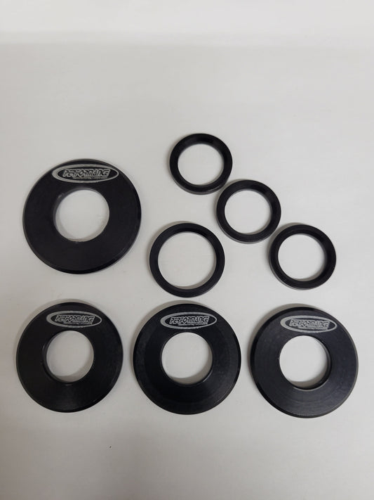 Complete Bearing Shield Set for Stepped Kart Spindles