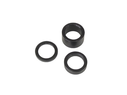 Robust 1/2" Black Wheel Spacer for Enhanced 5/8" Kart Axle Support