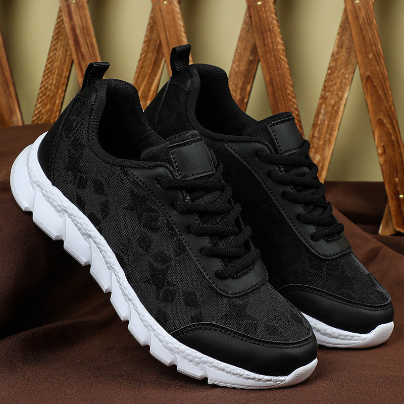 White shoes breathable lightweight casual sports women's shoes soft soled running shoes