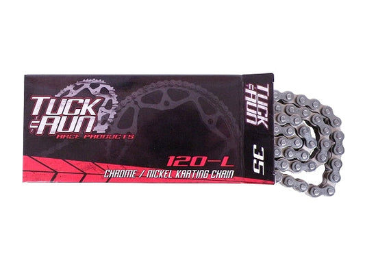 Tuck-N-Run #35 Chrome Nickel Kart Chain 120 Links